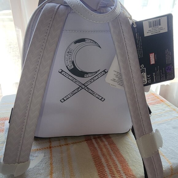 Loungefly NWT Marvel Moon Knight Cosplay Light Up Mini Backpack